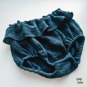 bloomer volant bleu